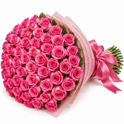 Bouquet of 100 Pink Roses